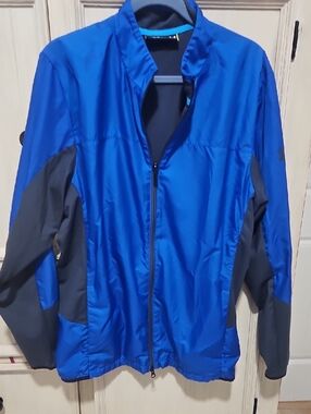 Under Armour Blue and Gray Windbreaker Jacket